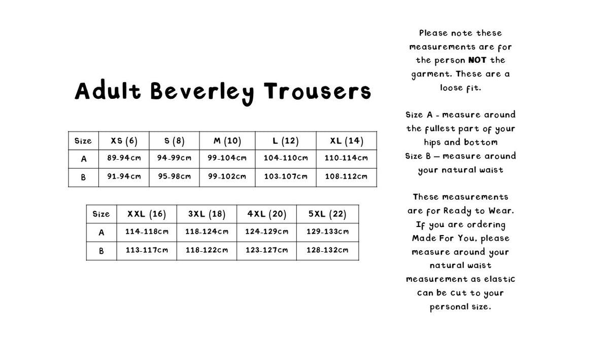 Adult Beverley Trousers
