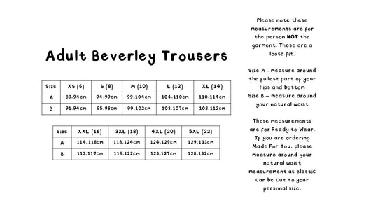 Adult Beverley Trousers