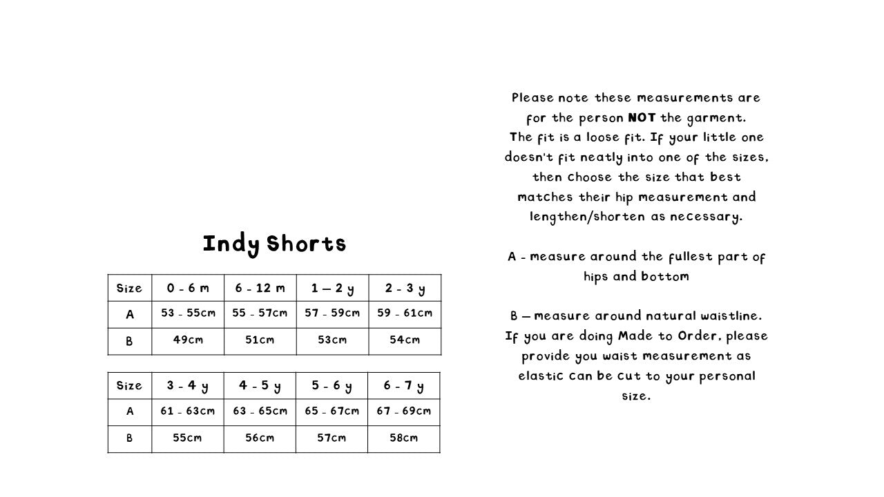 Indy Shorts 2-3y