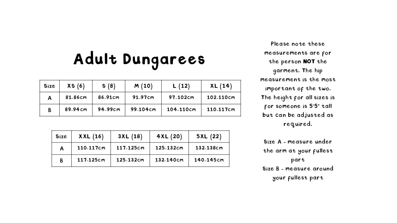 Adult Dungarees